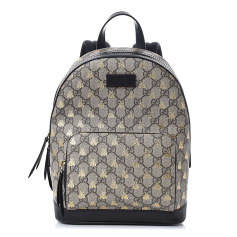 gucci mini backpack gold bees|gucci gg monogram backpack.